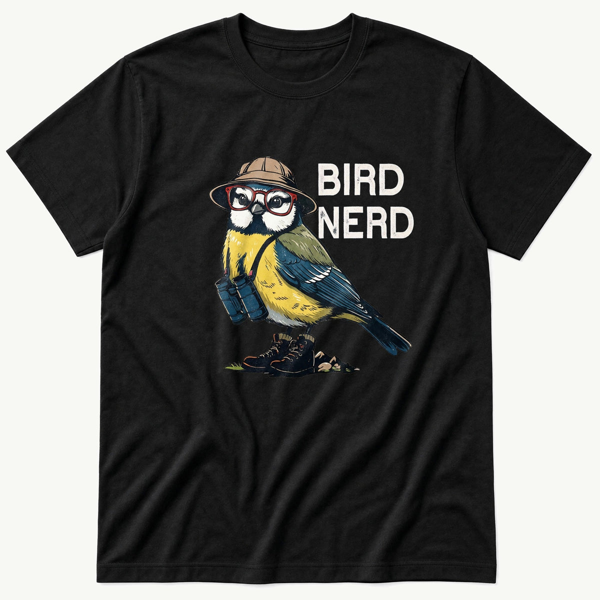Bird Nerd Blue Tit T-Shirt product image 3
