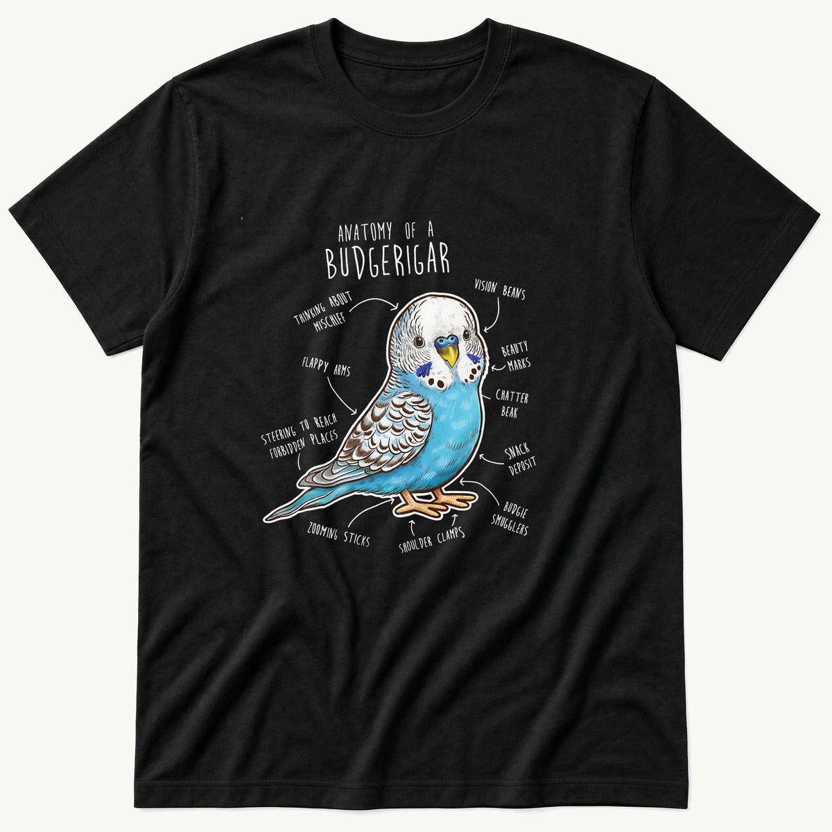 Budgie Anatomy cute T-Shirt product image 2