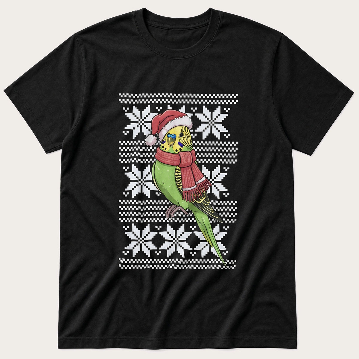 Christmas Budgie Sweater T-Shirt