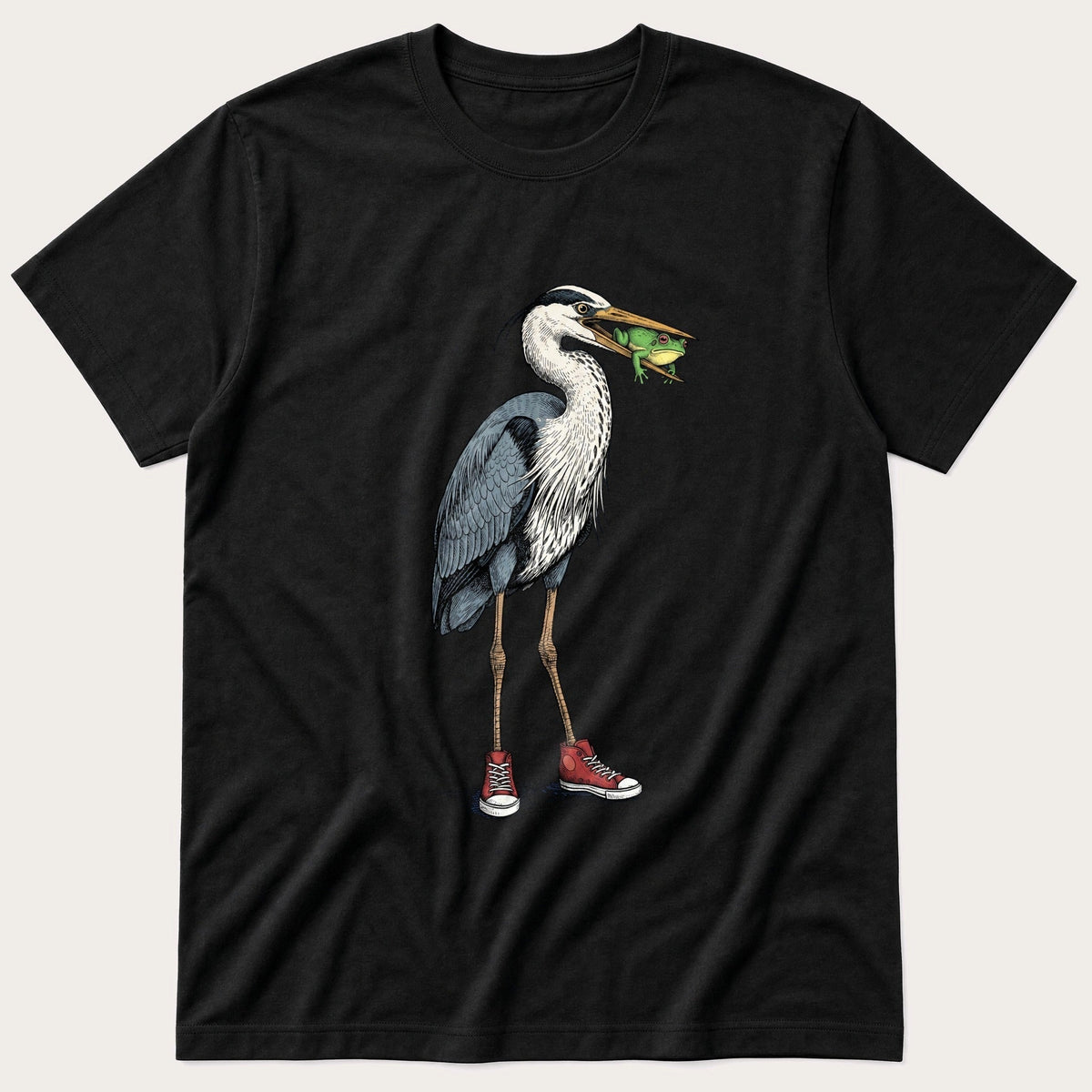 Crane With Frog 5 T-Shirt product image 3