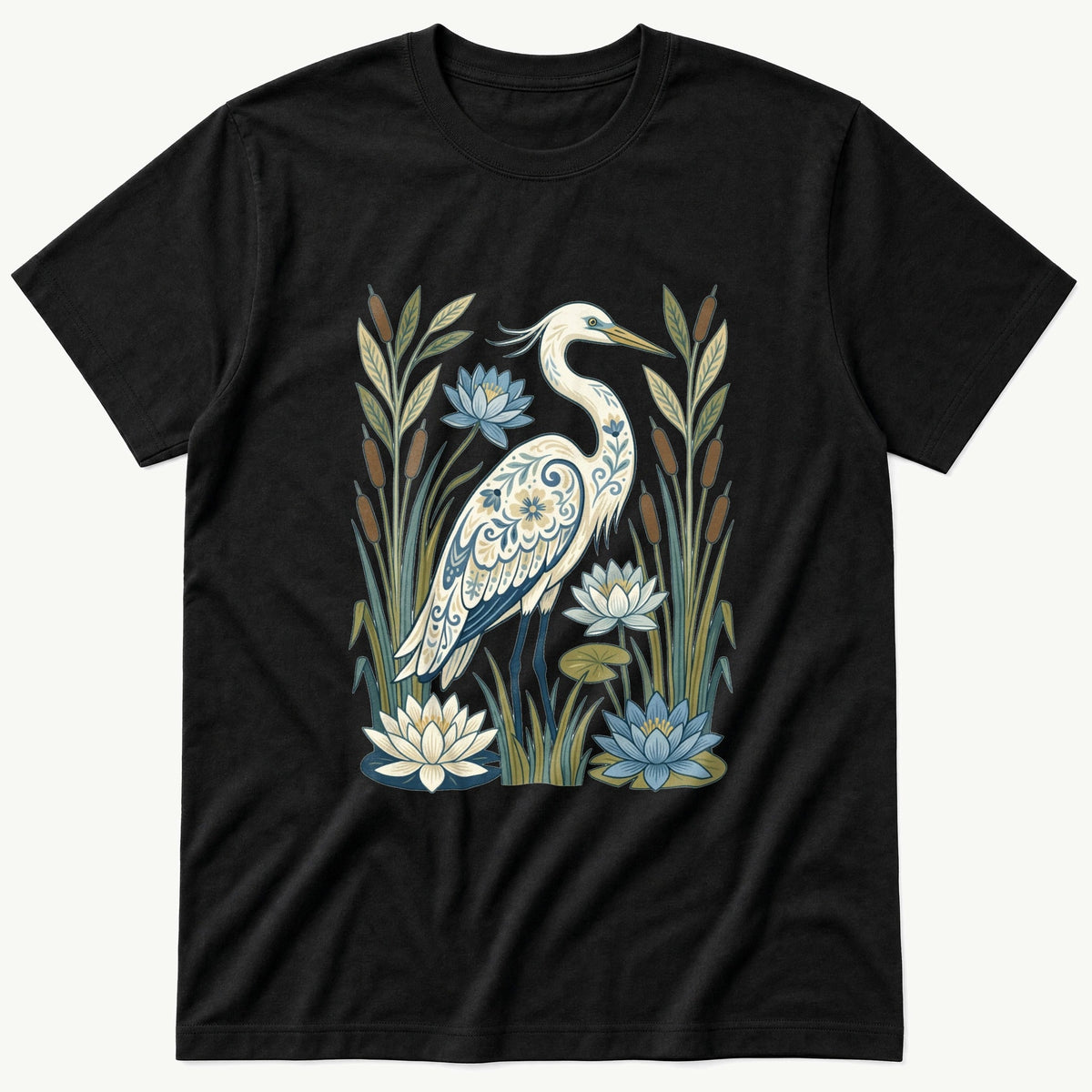 Folk Style Crane T-Shirt product image 2
