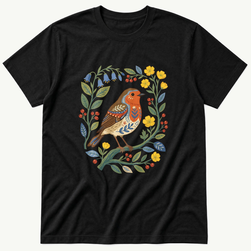 Folk Style Robin T-Shirt product image 3