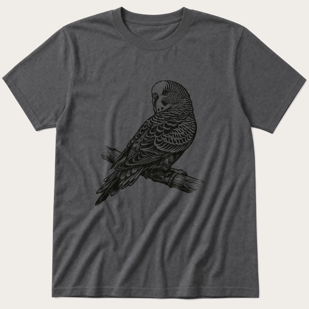 Budgie On Branch 43 T-Shirt product image 2
