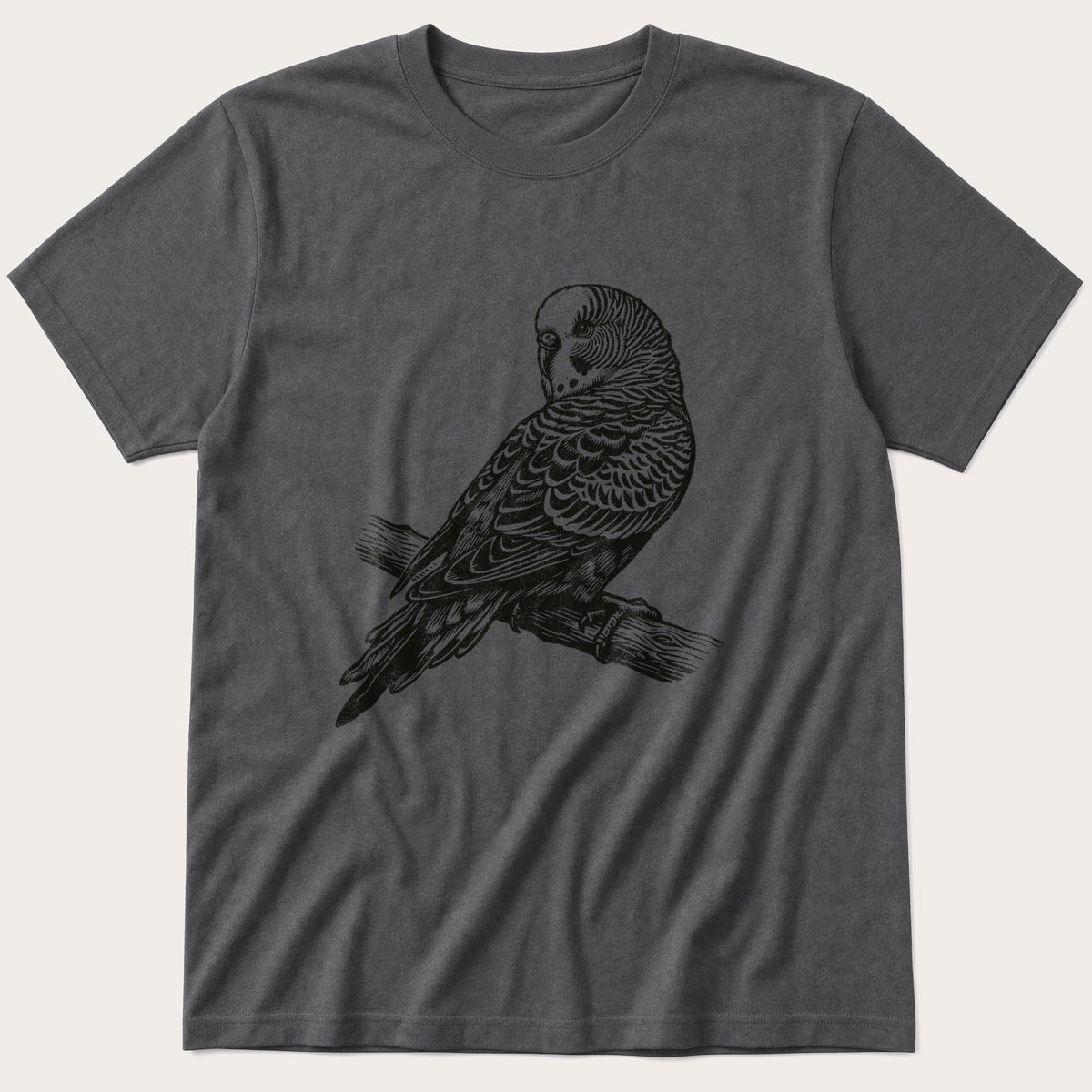 Budgie On Branch 43 T-Shirt product image 2