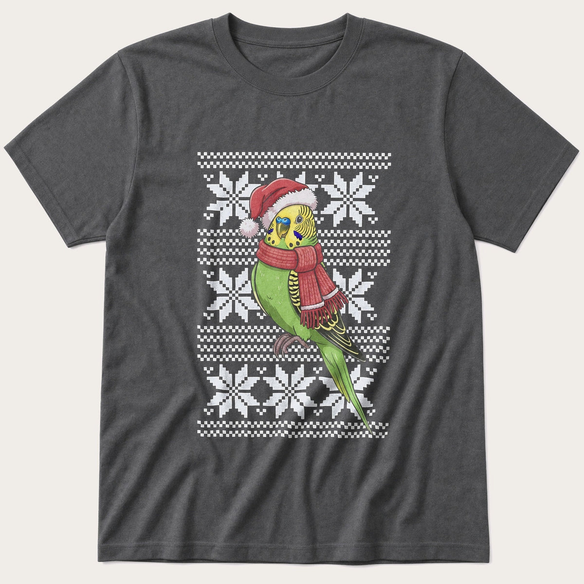 Christmas Budgie Sweater T-Shirt
