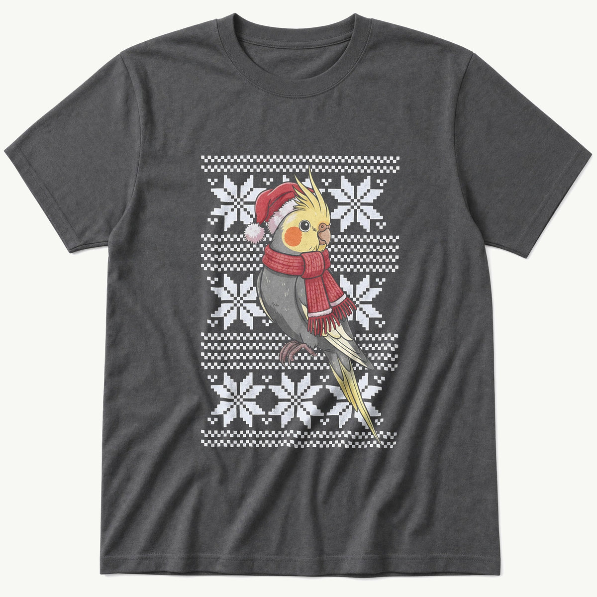 Christmas Cockatiel Sweater T-Shirt product image 3