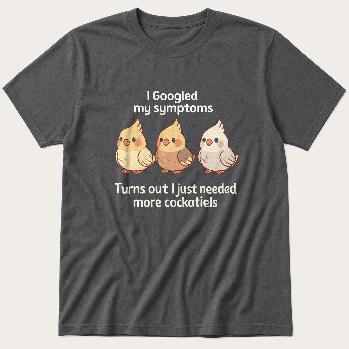 Cockatiels Symptoms T-Shirt product image 3