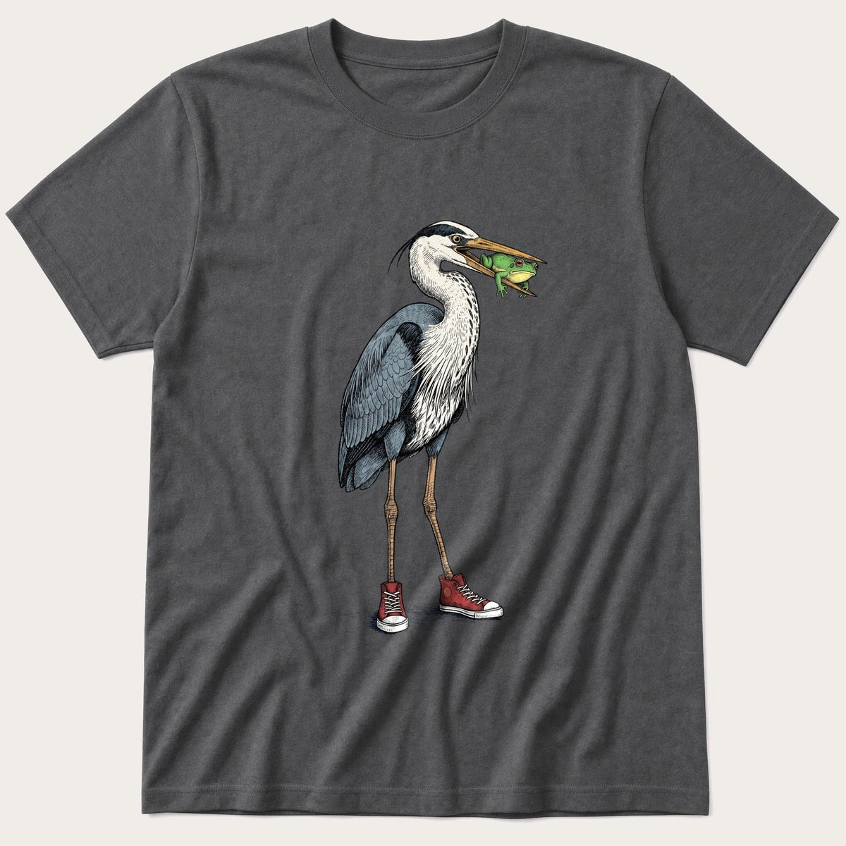 Crane With Frog 5 T-Shirt product image 4