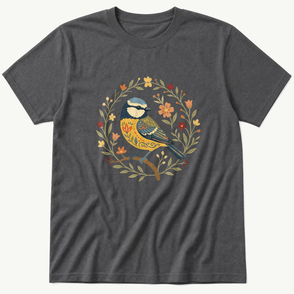 Folk Style BlueTit T-Shirt product image 1