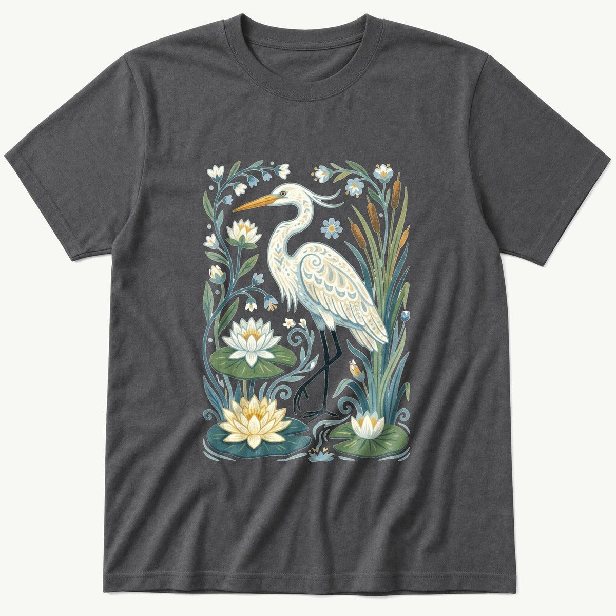 Folk Style Crane V2 T-Shirt product image 3