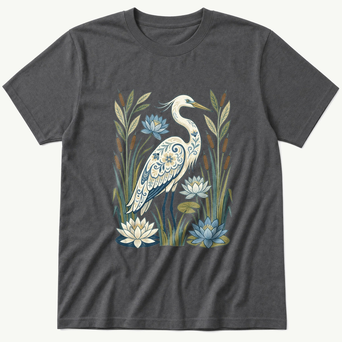 Folk Style Crane T-Shirt product image 3