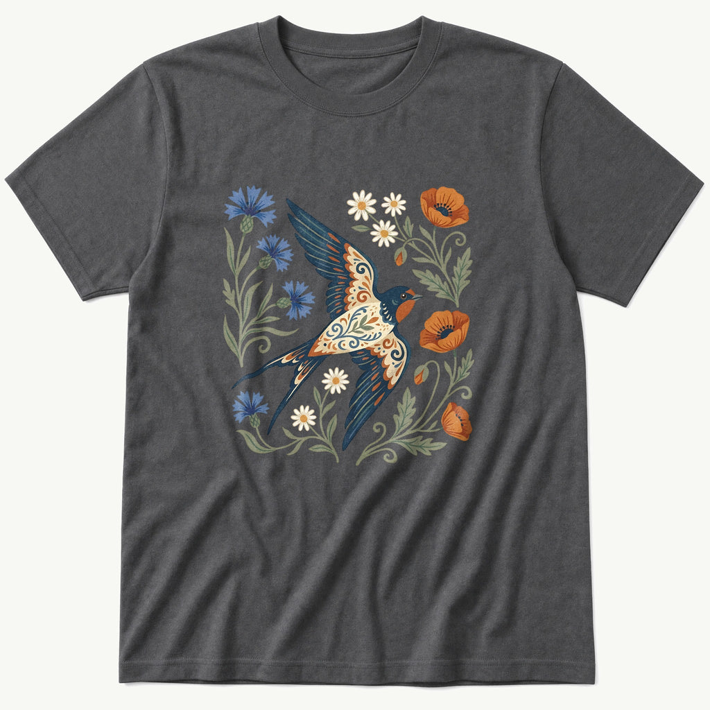 Folk Style Swallow T-Shirt product image 3
