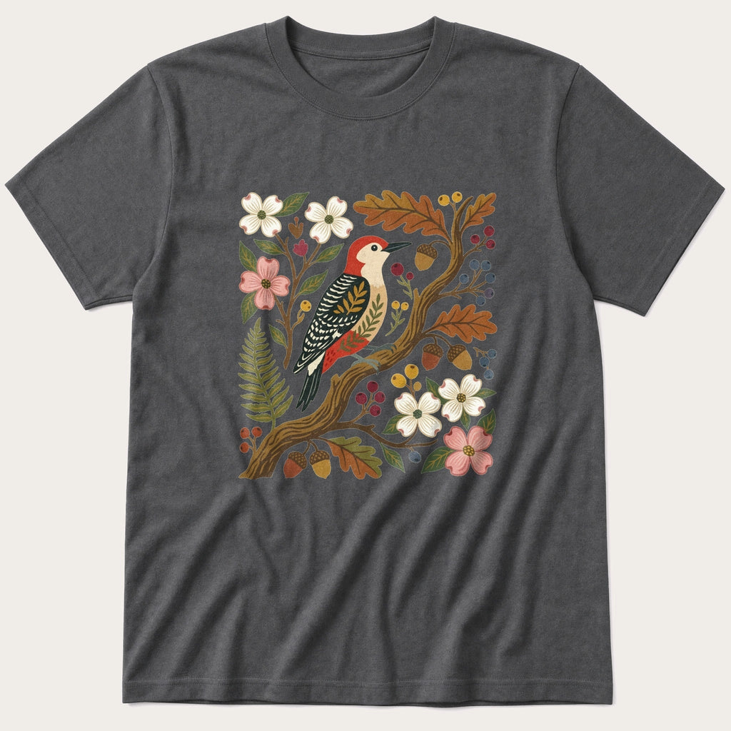 Folk Style WoodPecker T-Shirt product image 3