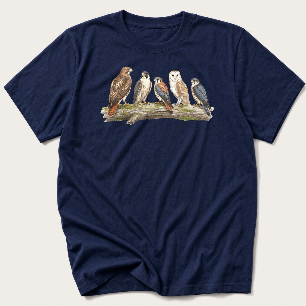 Birds Of Prey On Branch 1 T-Shirt product image 4