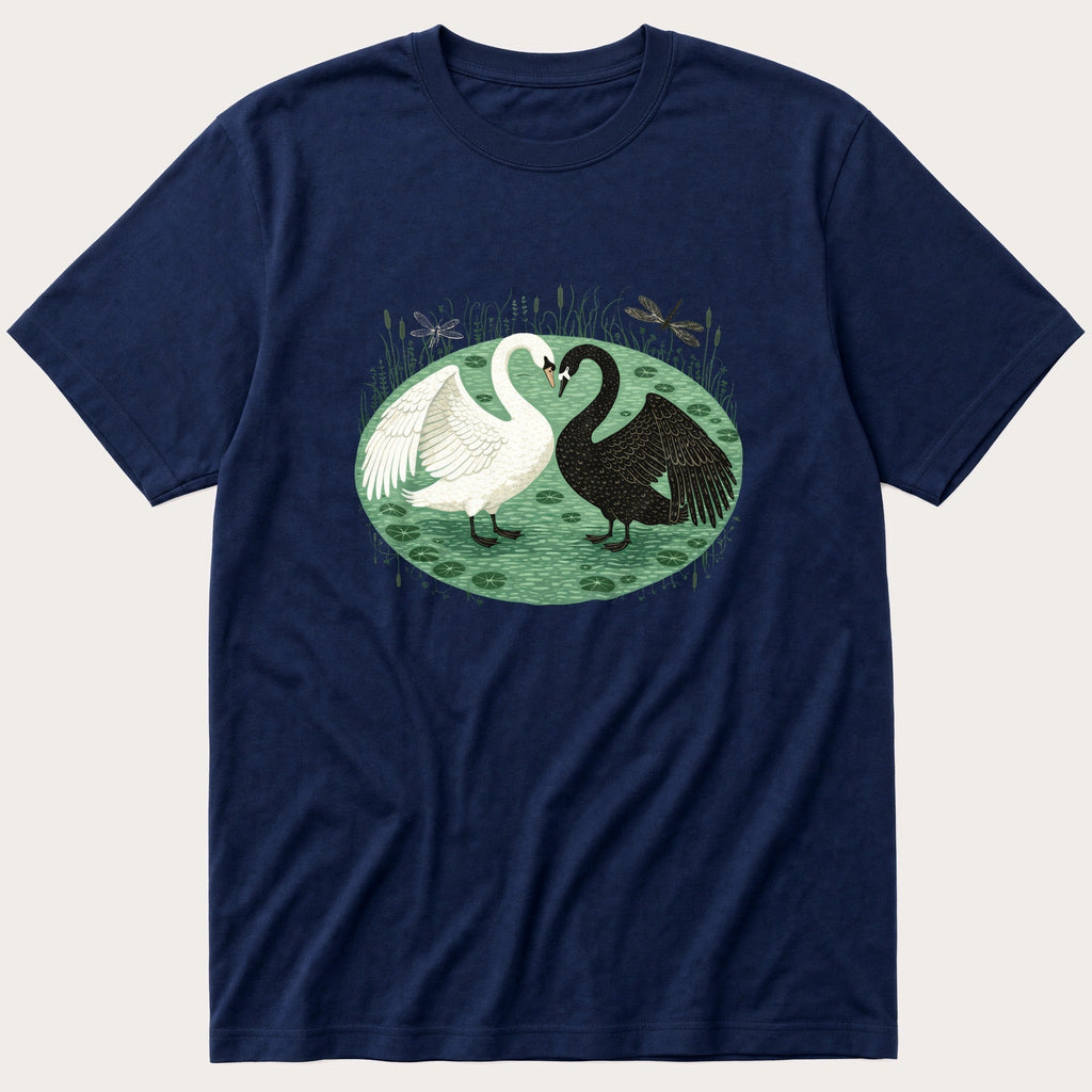 Black And White Swan 4 T-Shirt product image 3