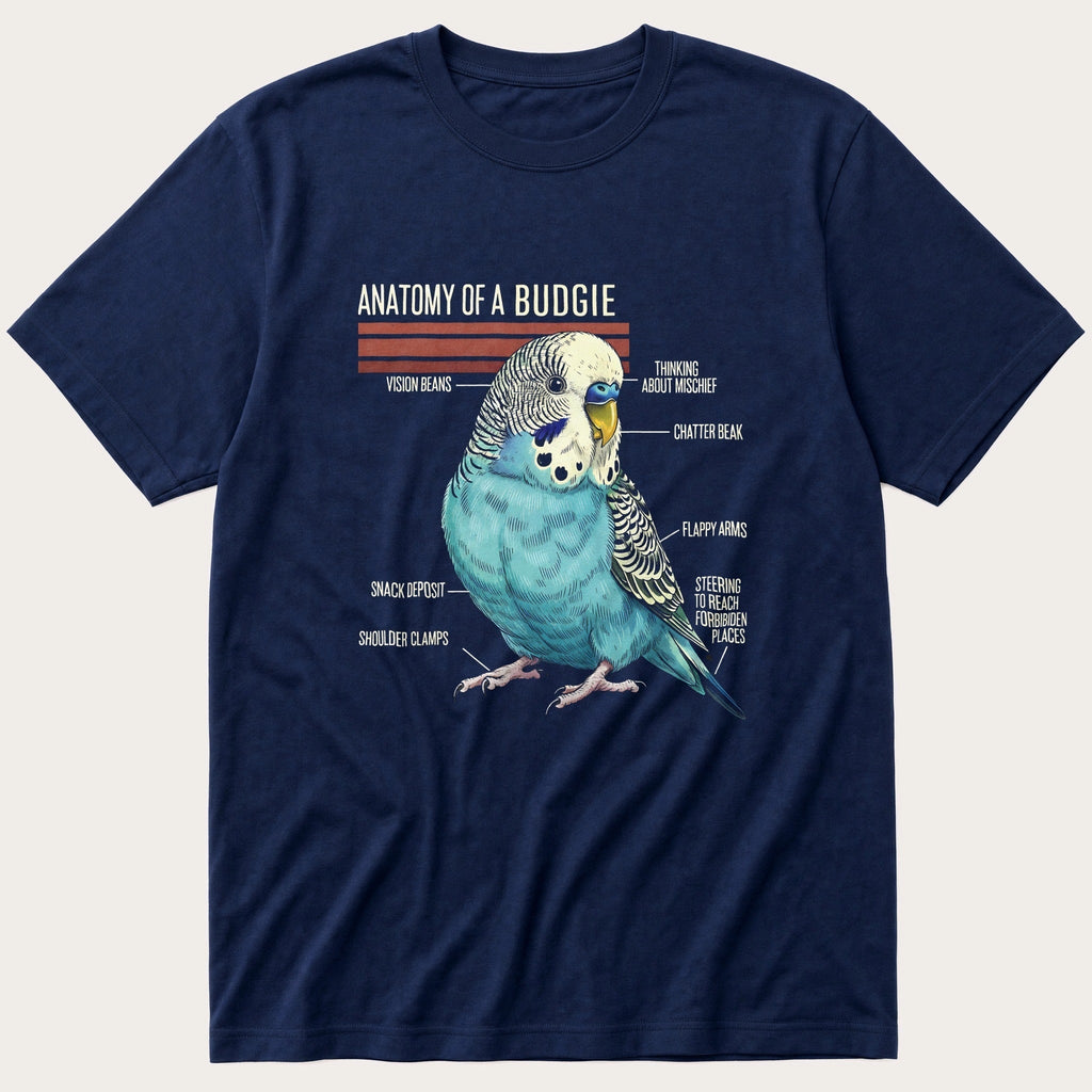 Budgie Anatomy T-Shirt product image 2