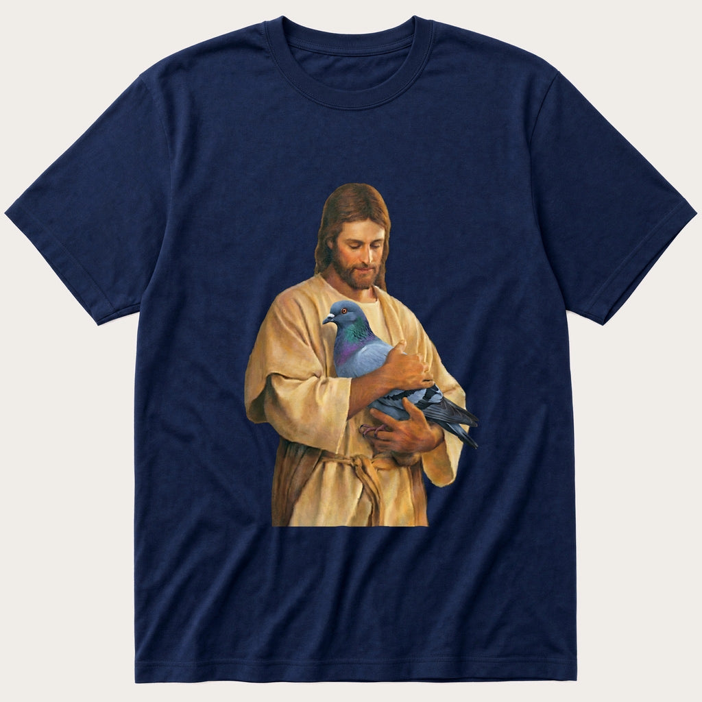 Christ With Pigeon 4 T-Shirt product image 4