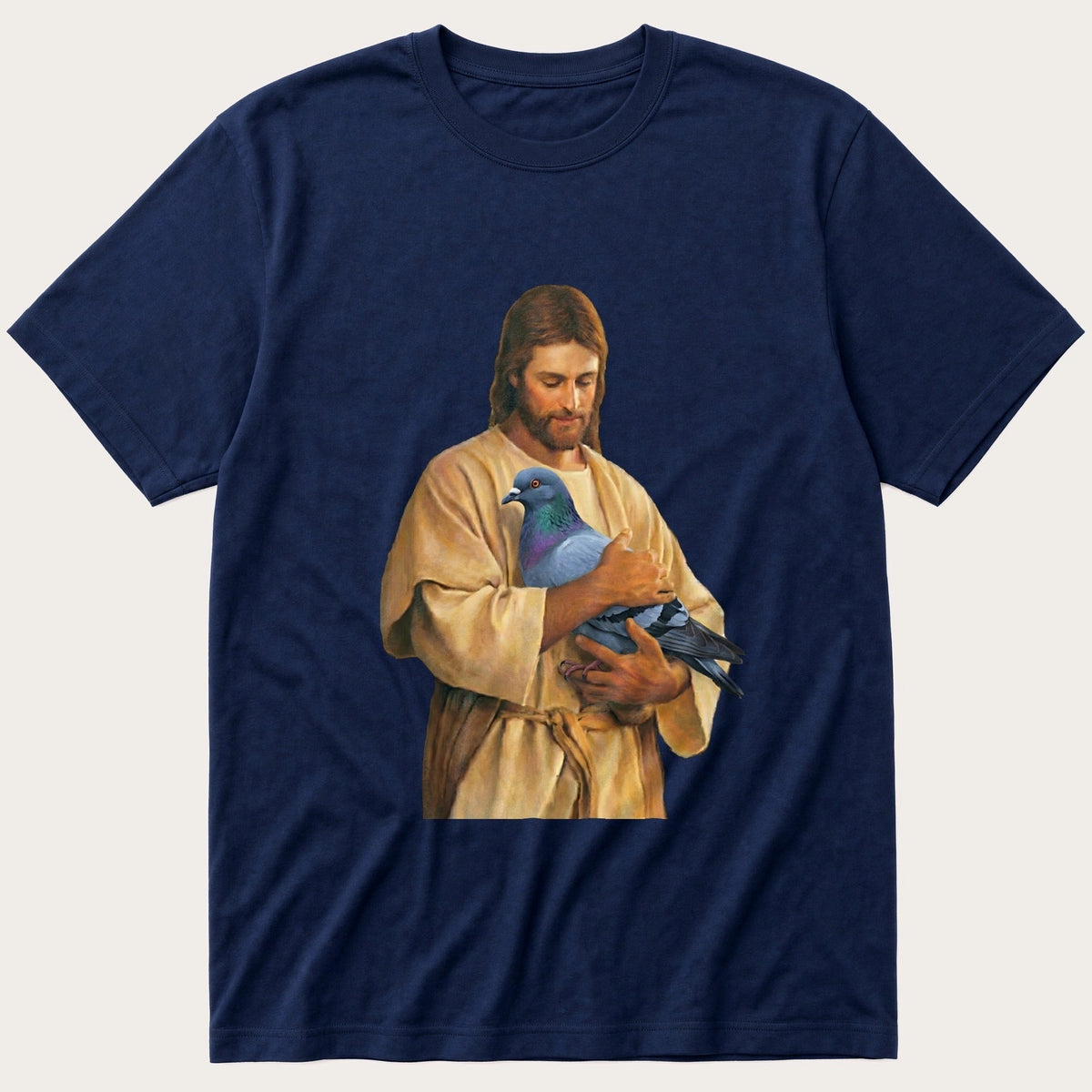 Christ With Pigeon 4 T-Shirt product image 4