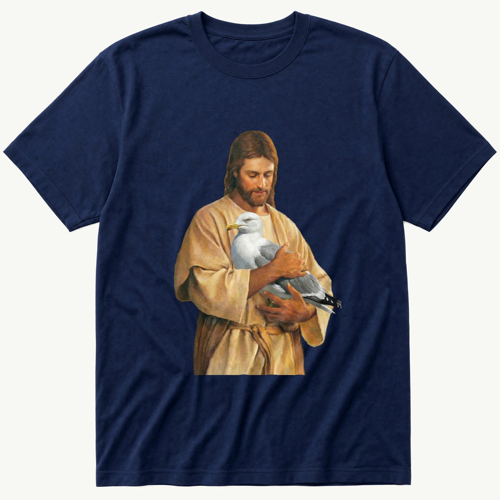 Christ With Seagull 5 T-Shirt product image 4