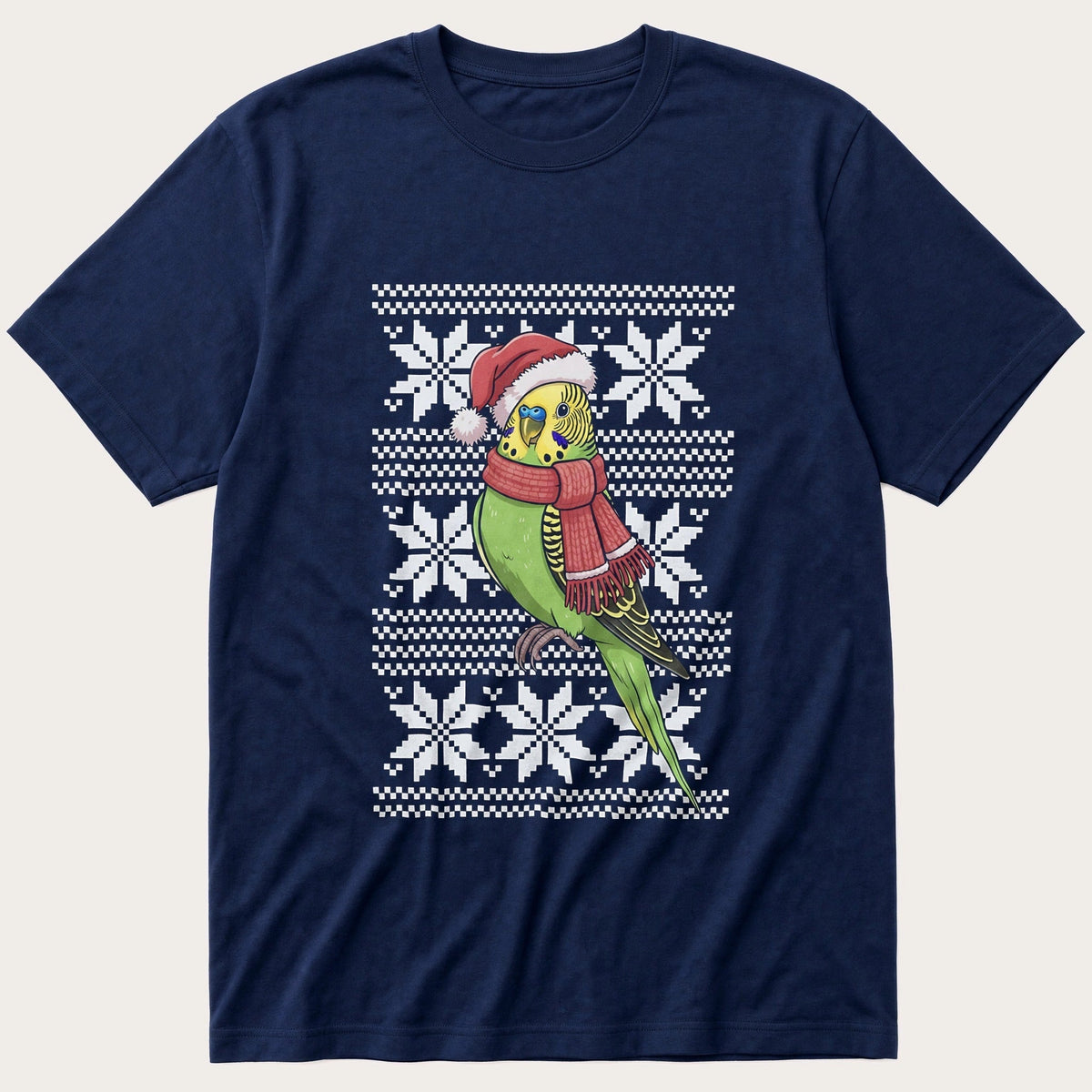 Christmas Budgie Sweater T-Shirt