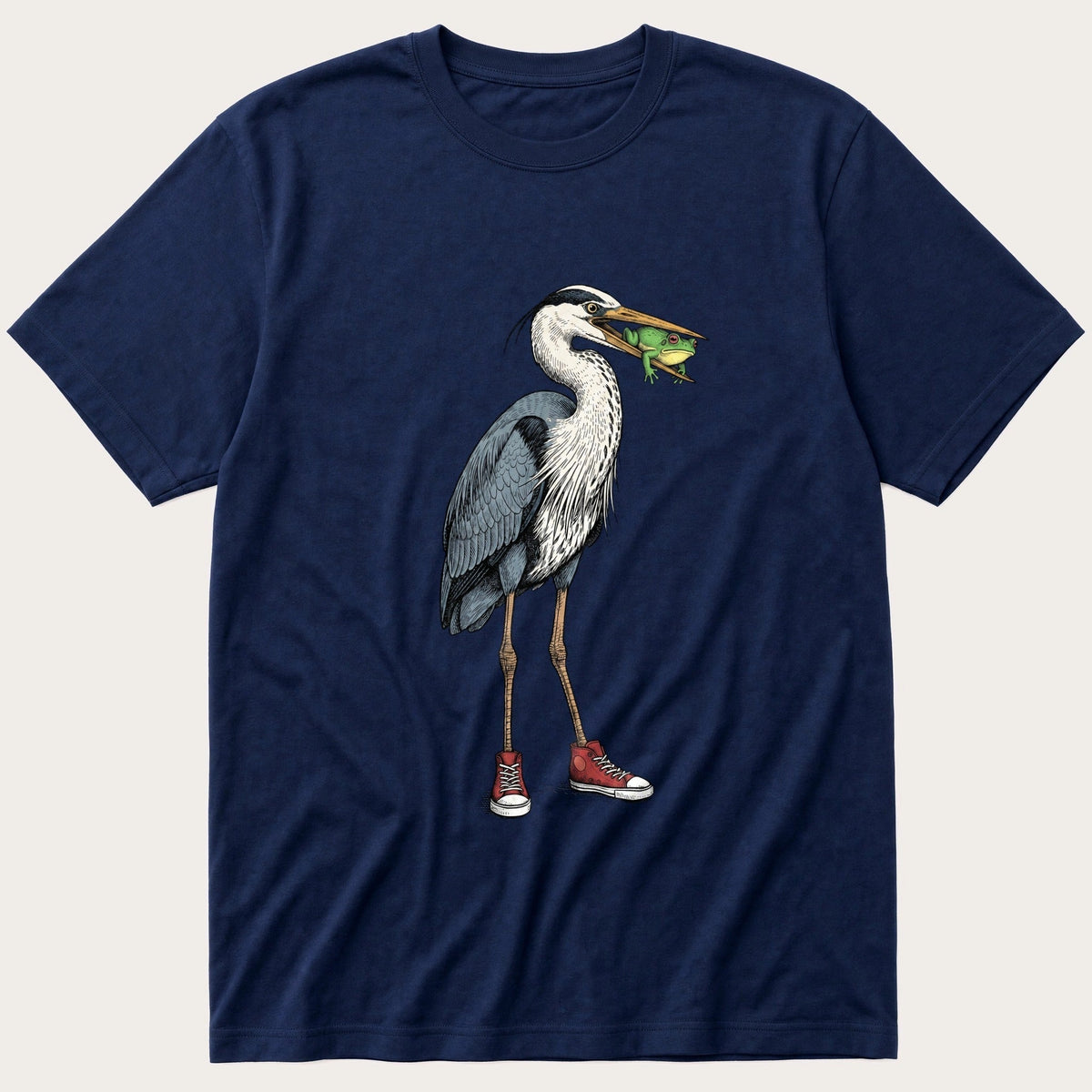 Crane With Frog 5 T-Shirt product image 2