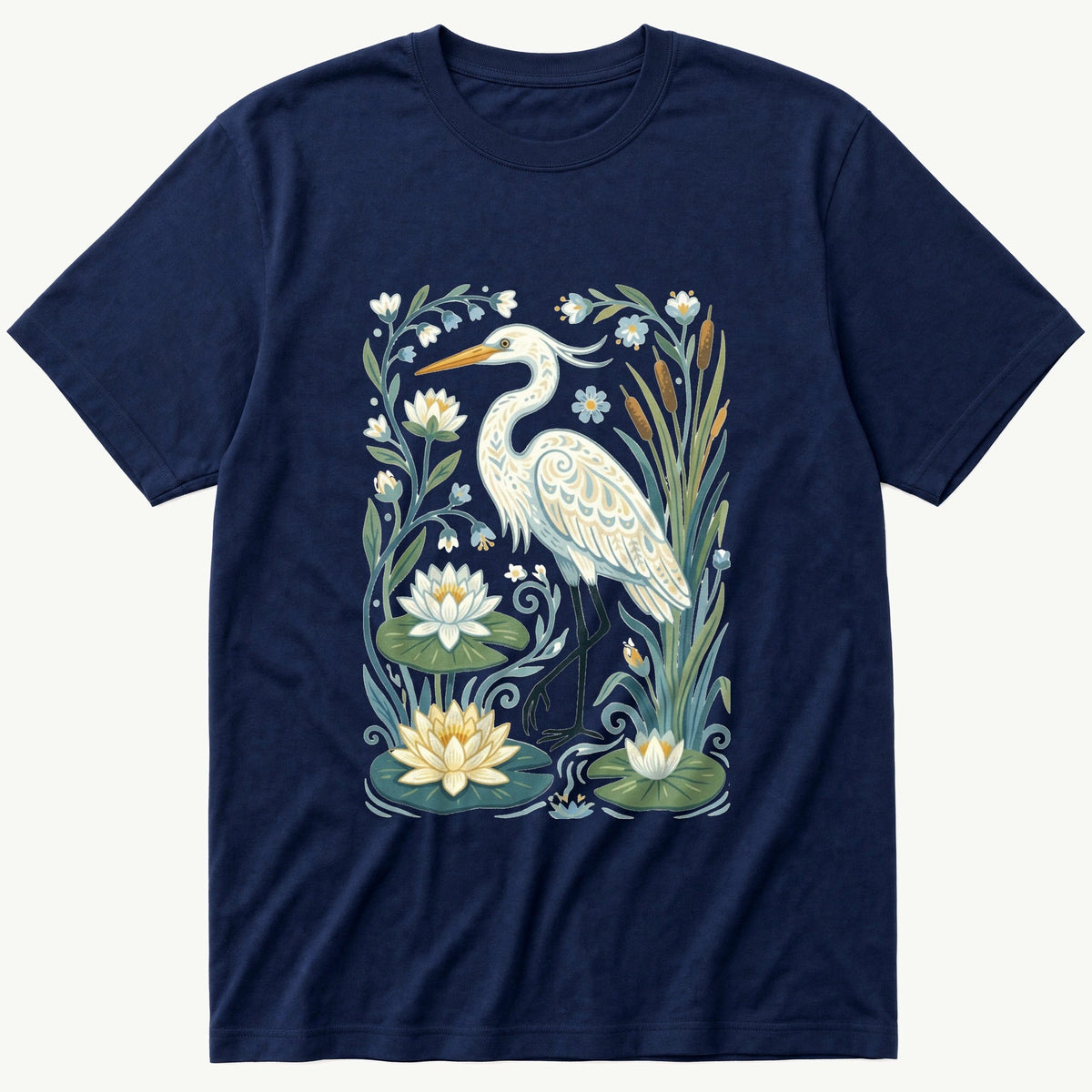 Folk Style Crane V2 T-Shirt product image 1