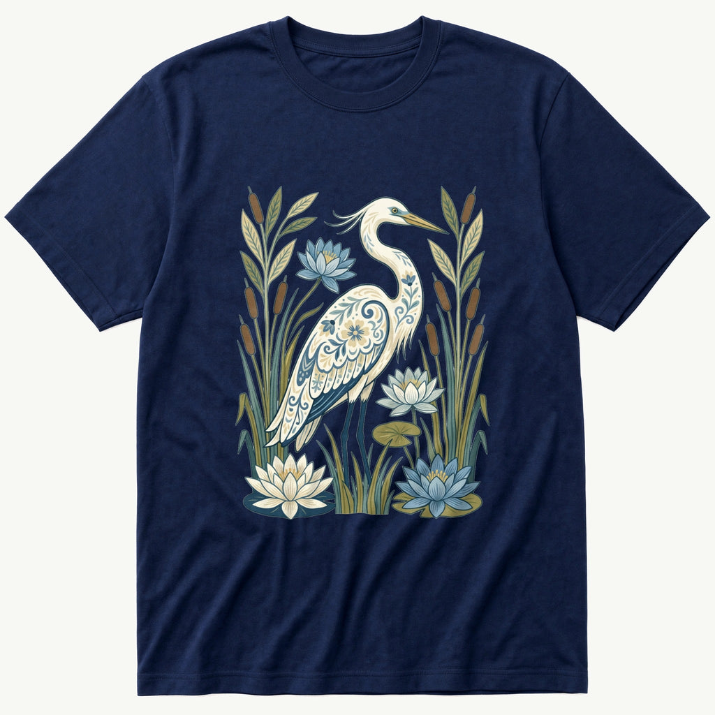 Folk Style Crane T-Shirt product image 1