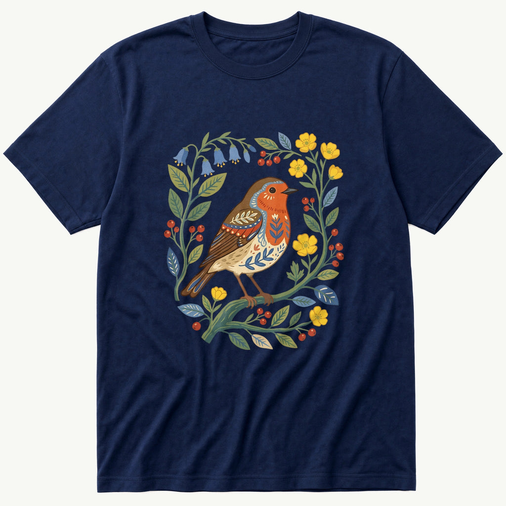 Folk Style Robin T-Shirt product image 2