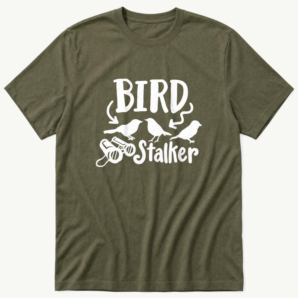 Bird Stalker Text T-Shirt product image 1