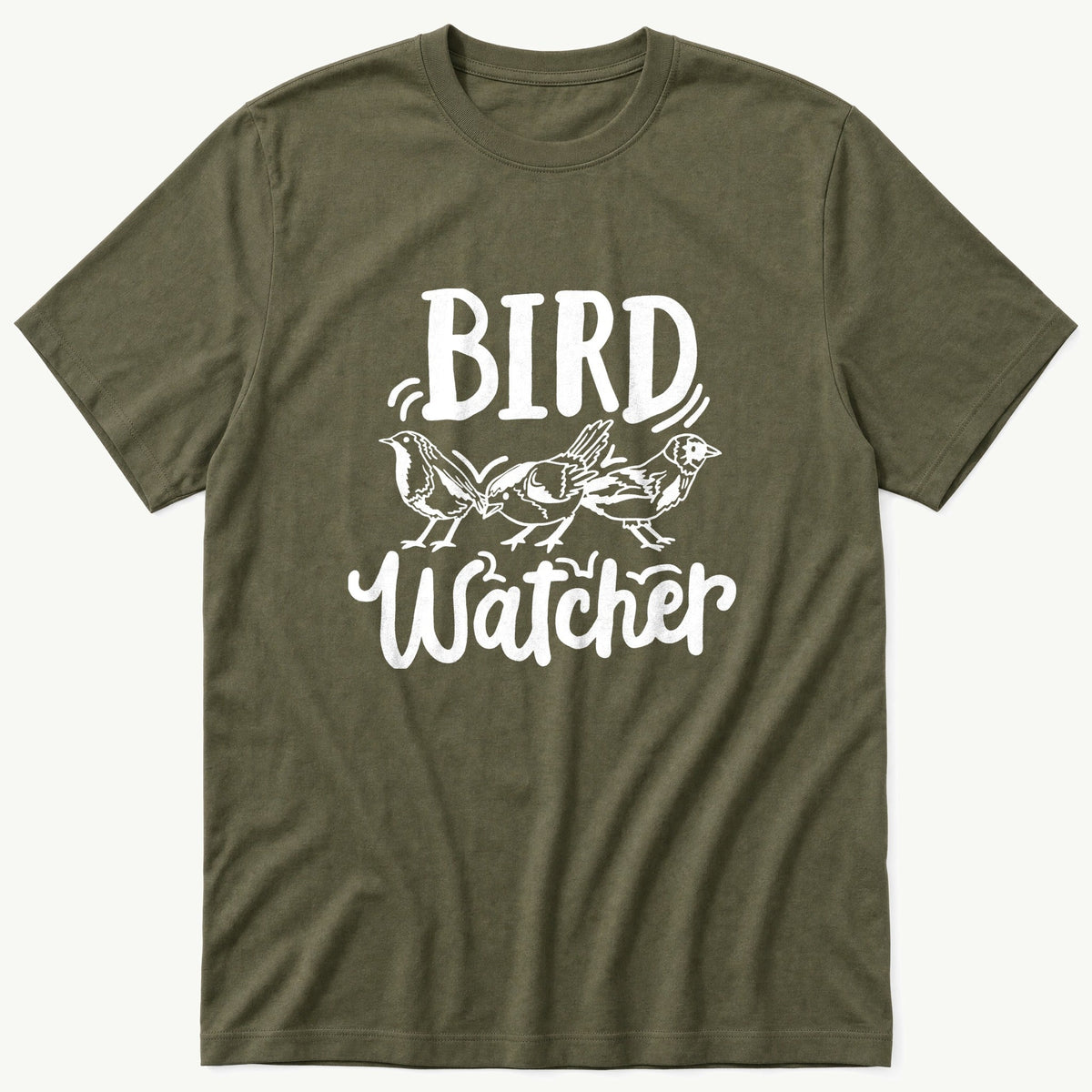 Bird Watcher Text T-Shirt product image 1