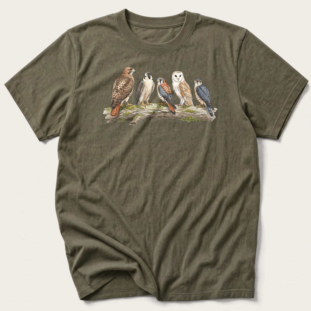 Birds Of Prey On Branch 1 T-Shirt product image 2