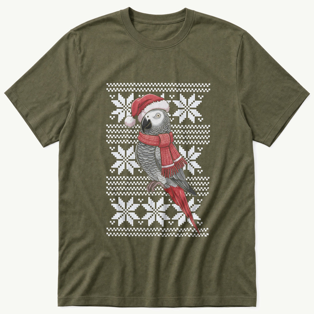 Christmas African Grey Sweater T-Shirt