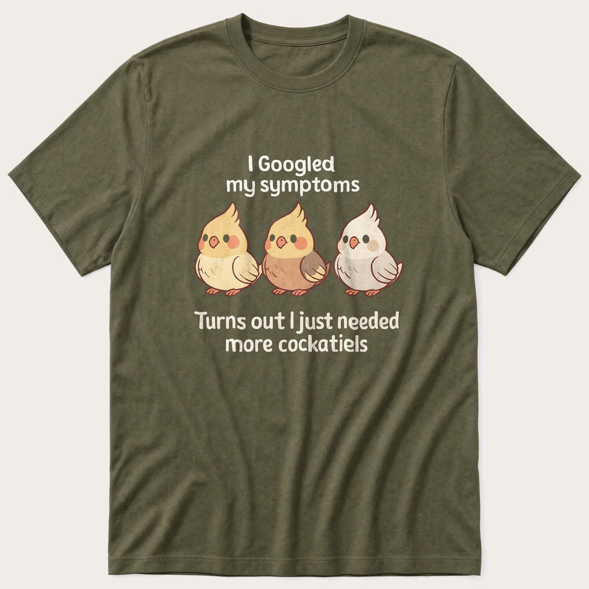 Cockatiels Symptoms T-Shirt product image 4