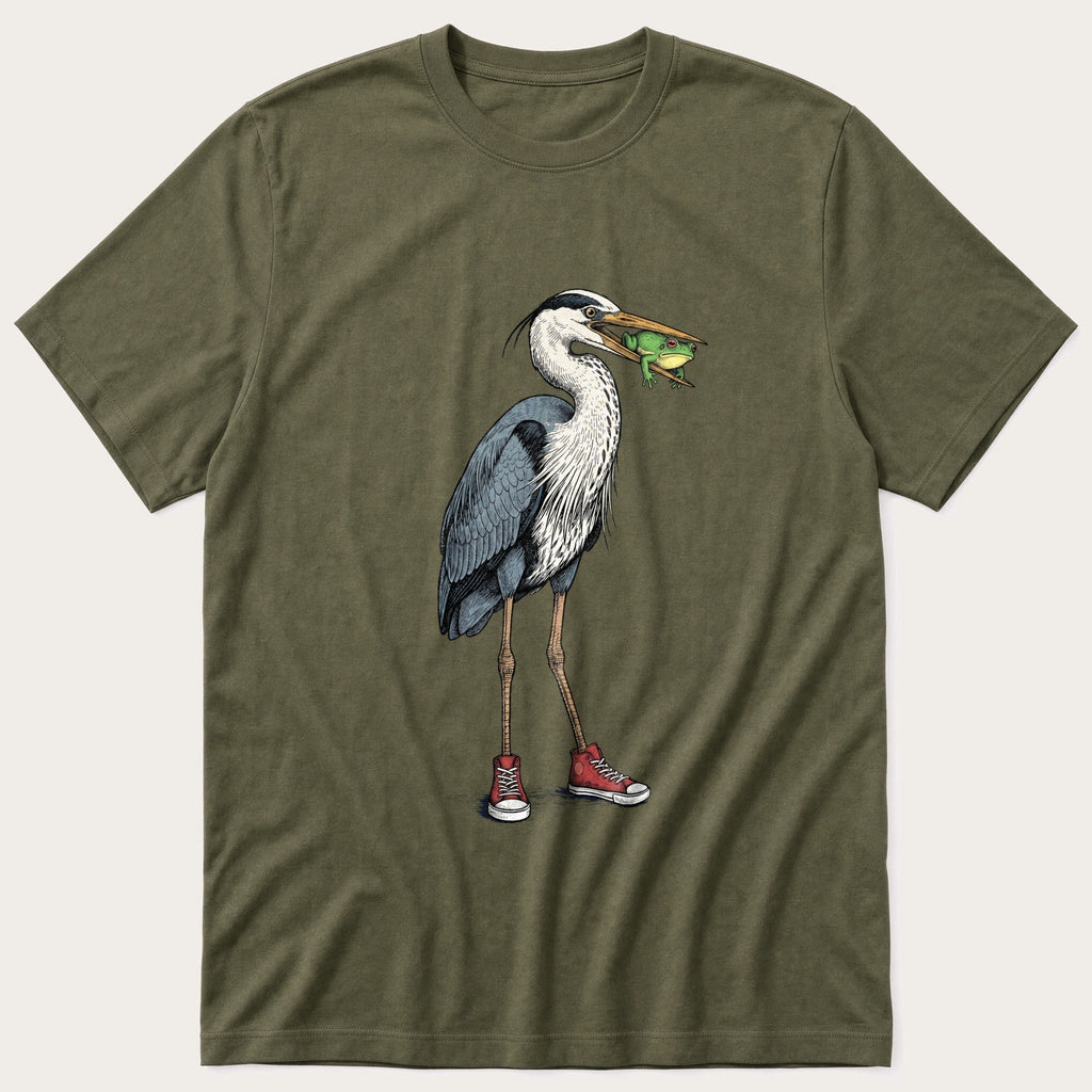 Crane With Frog 5 T-Shirt product image 5