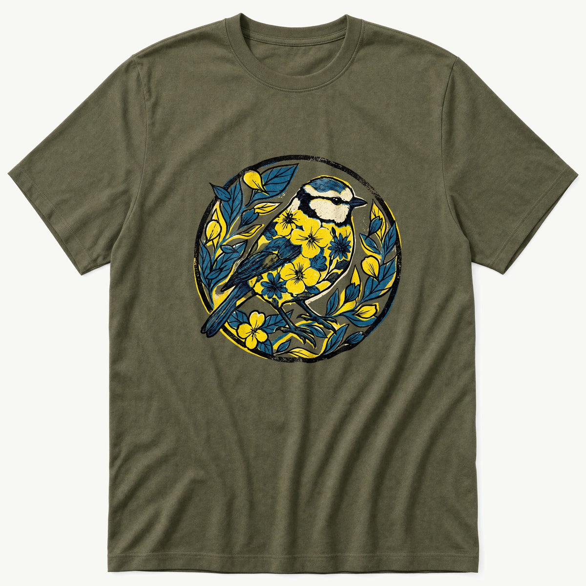 Flower Blue Tit 5 T-Shirt product image 1