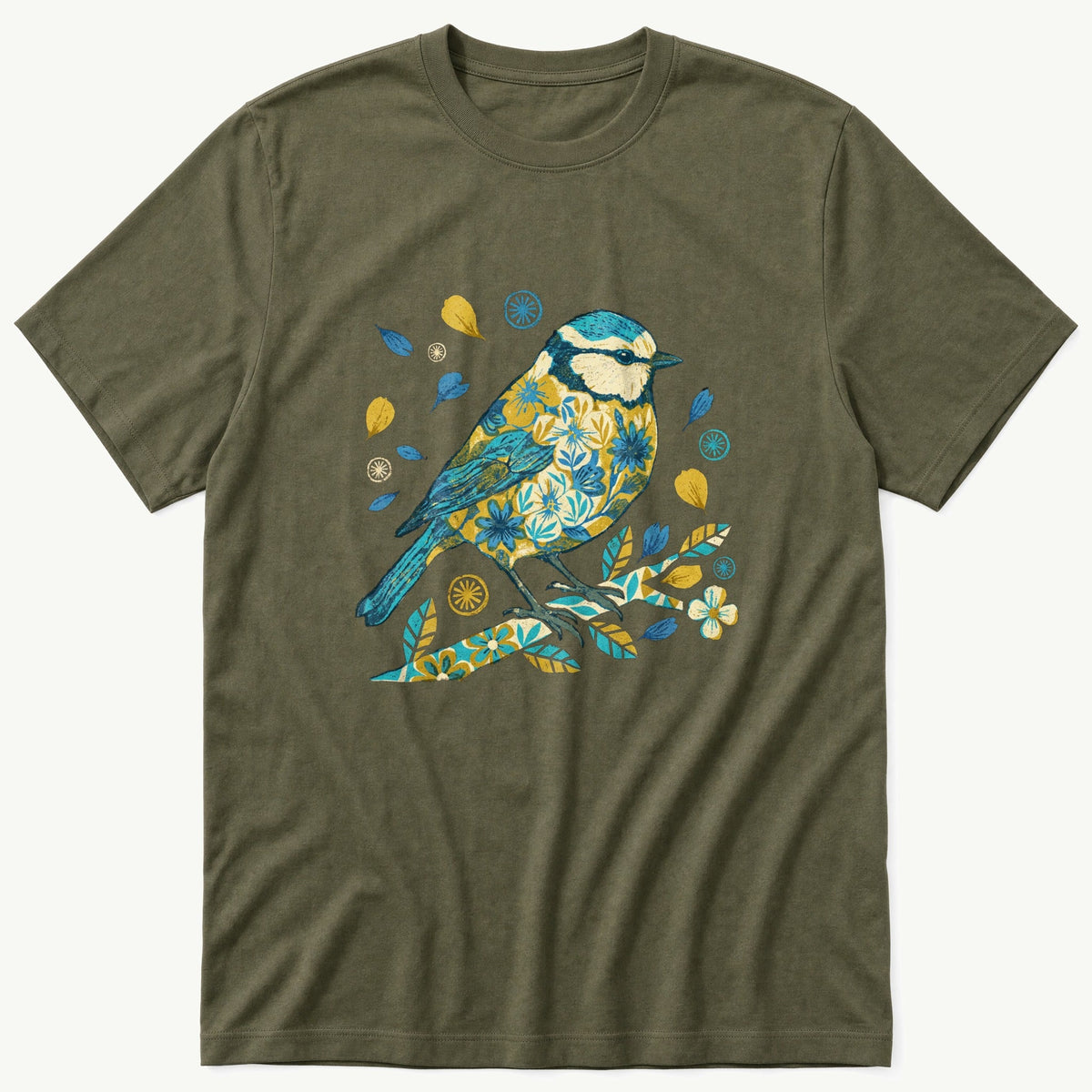 Flower Blue Tit 6 T-Shirt product image 1
