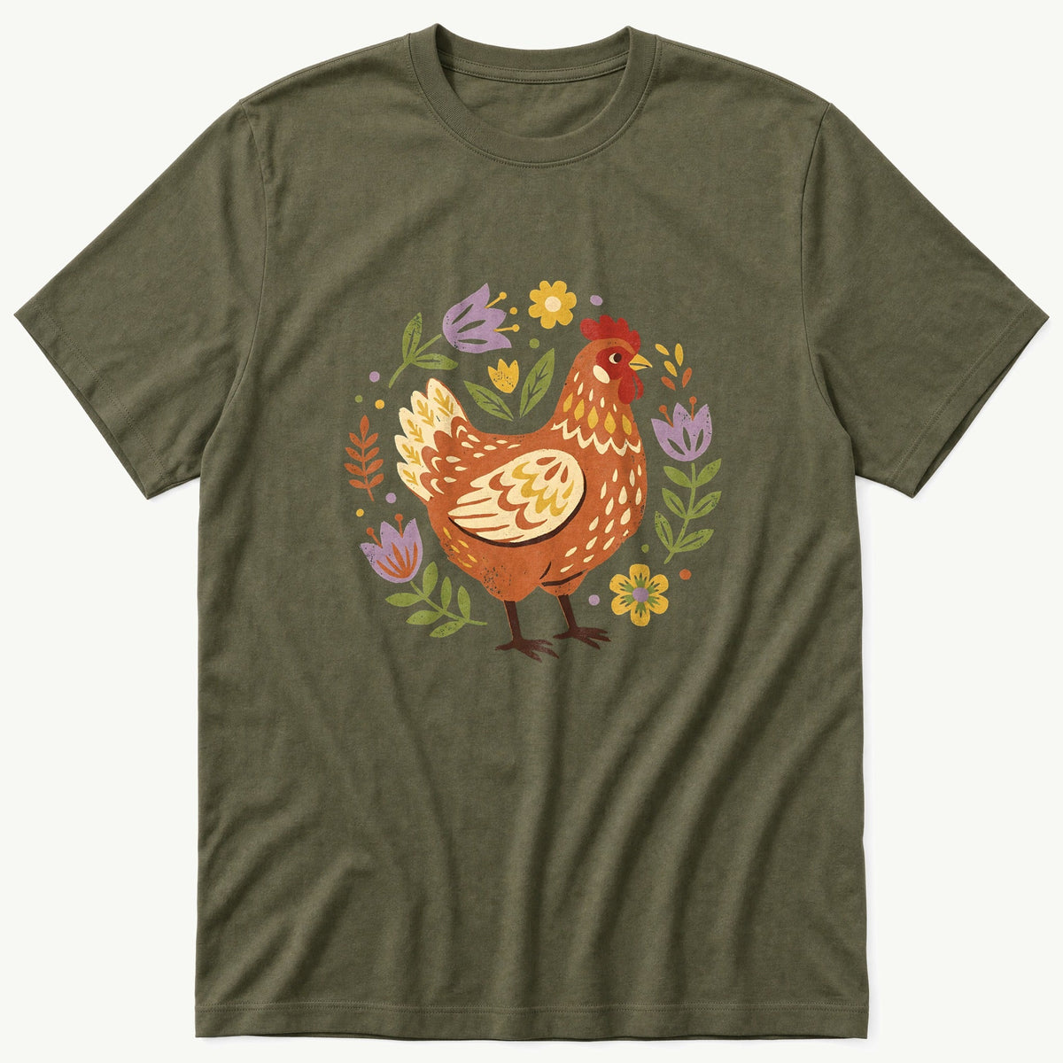 Hen Cutout 1 T-Shirt product image 4