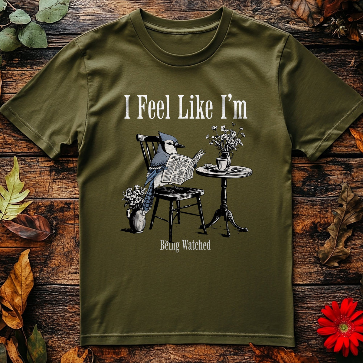 Blue Jay Reading T-Shirt product image 4