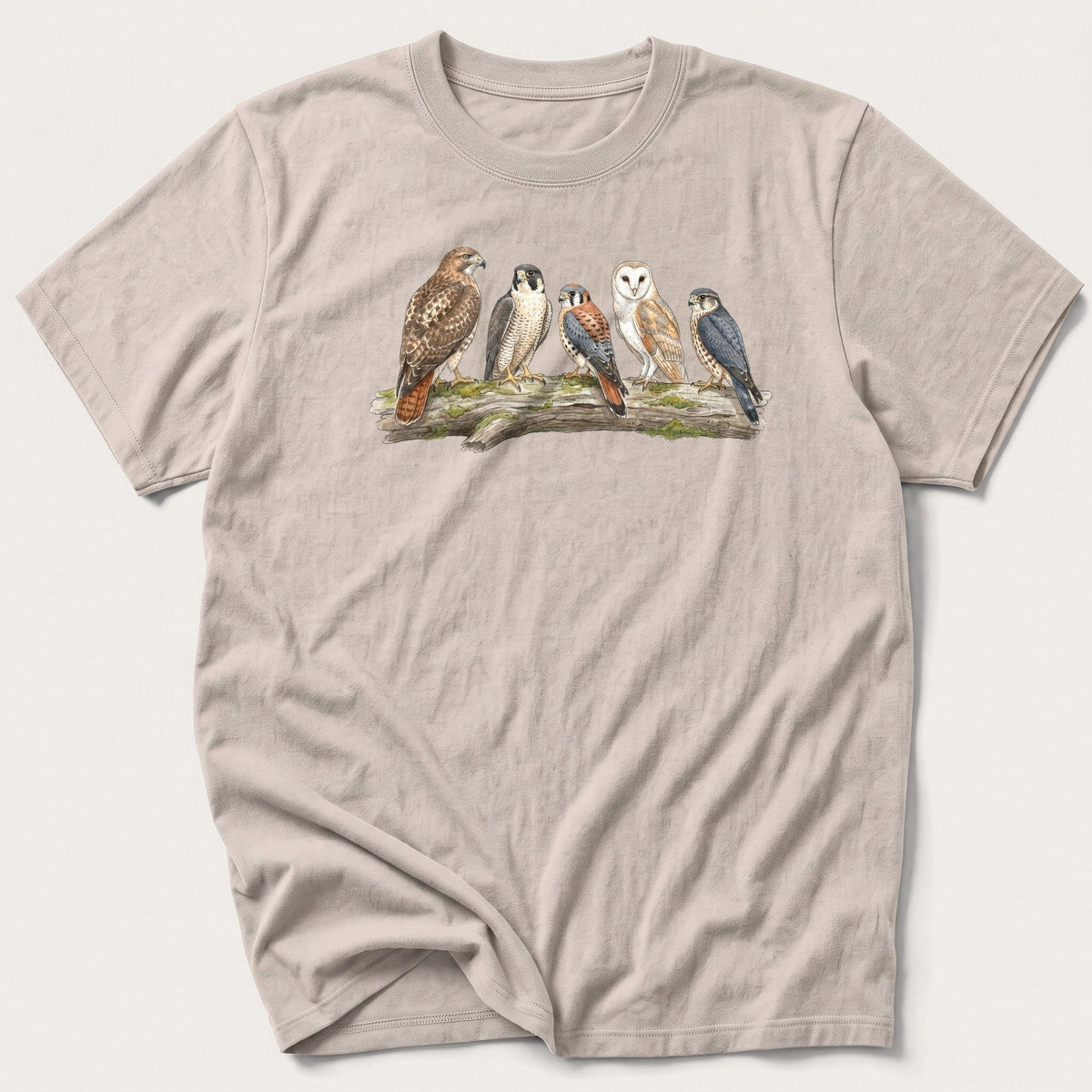 Birds Of Prey On Branch 1 T-Shirt product image 3
