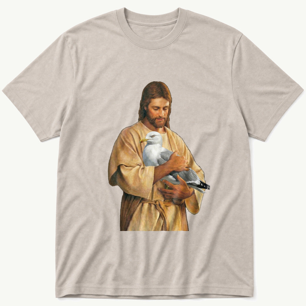 Christ With Seagull 5 T-Shirt product image 3