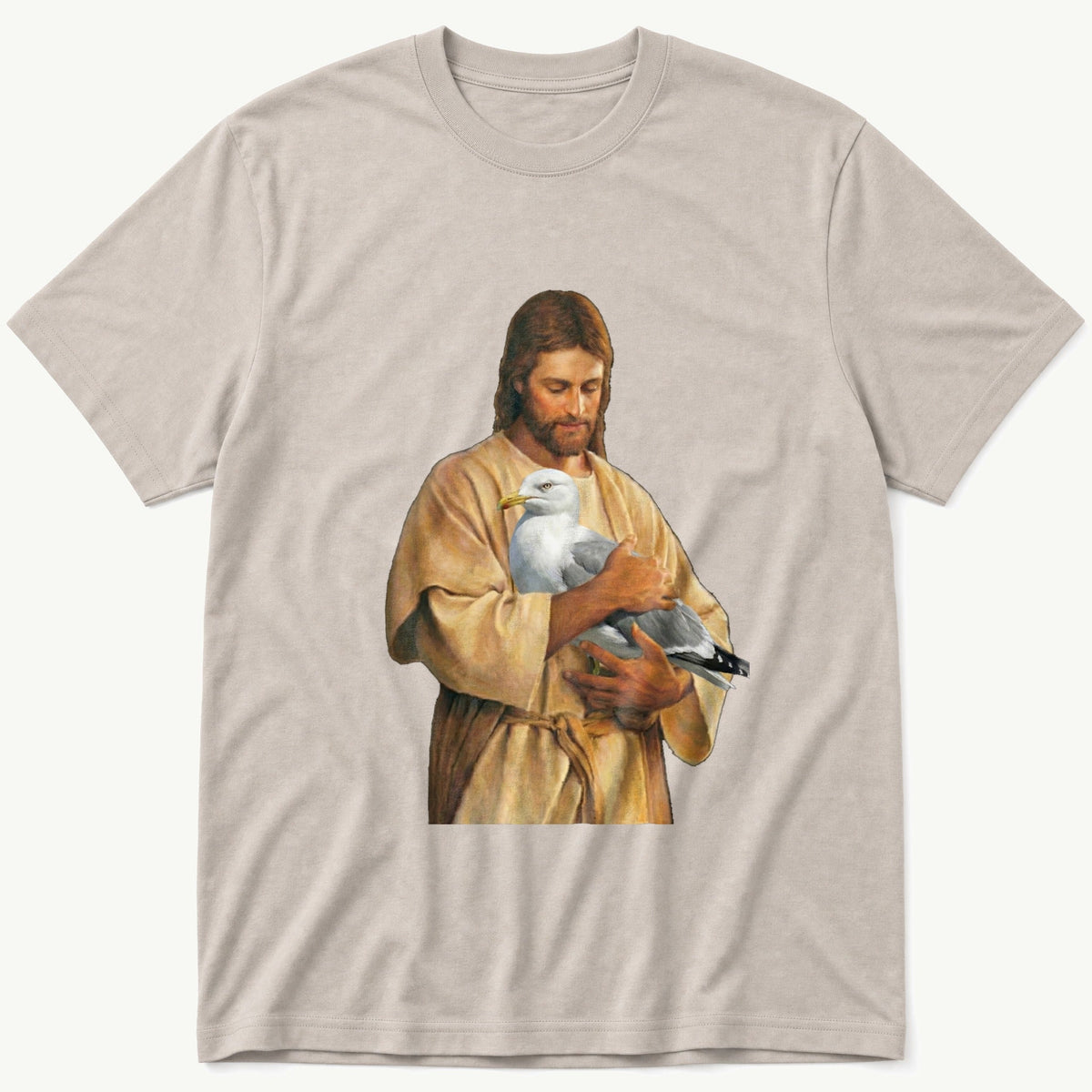 Christ With Seagull 5 T-Shirt product image 3