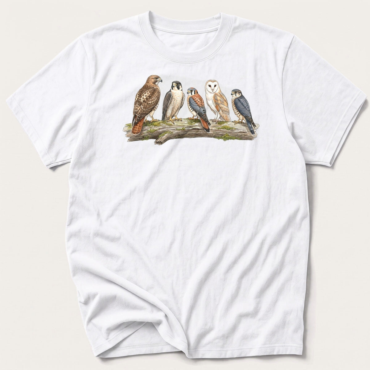 Birds Of Prey On Branch 1 T-Shirt product image 6