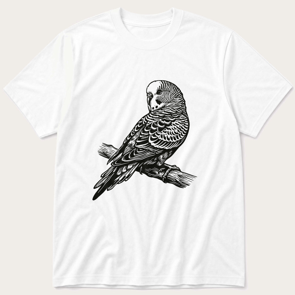Budgie On Branch 43 T-Shirt product image 4