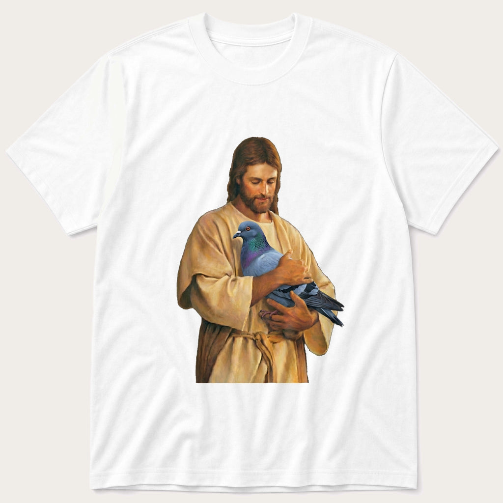 Christ With Pigeon 4 T-Shirt product image 6