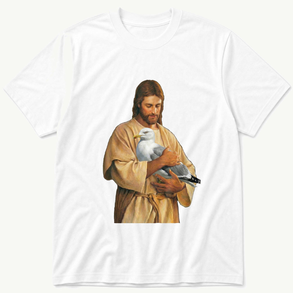 Christ With Seagull 5 T-Shirt product image 6