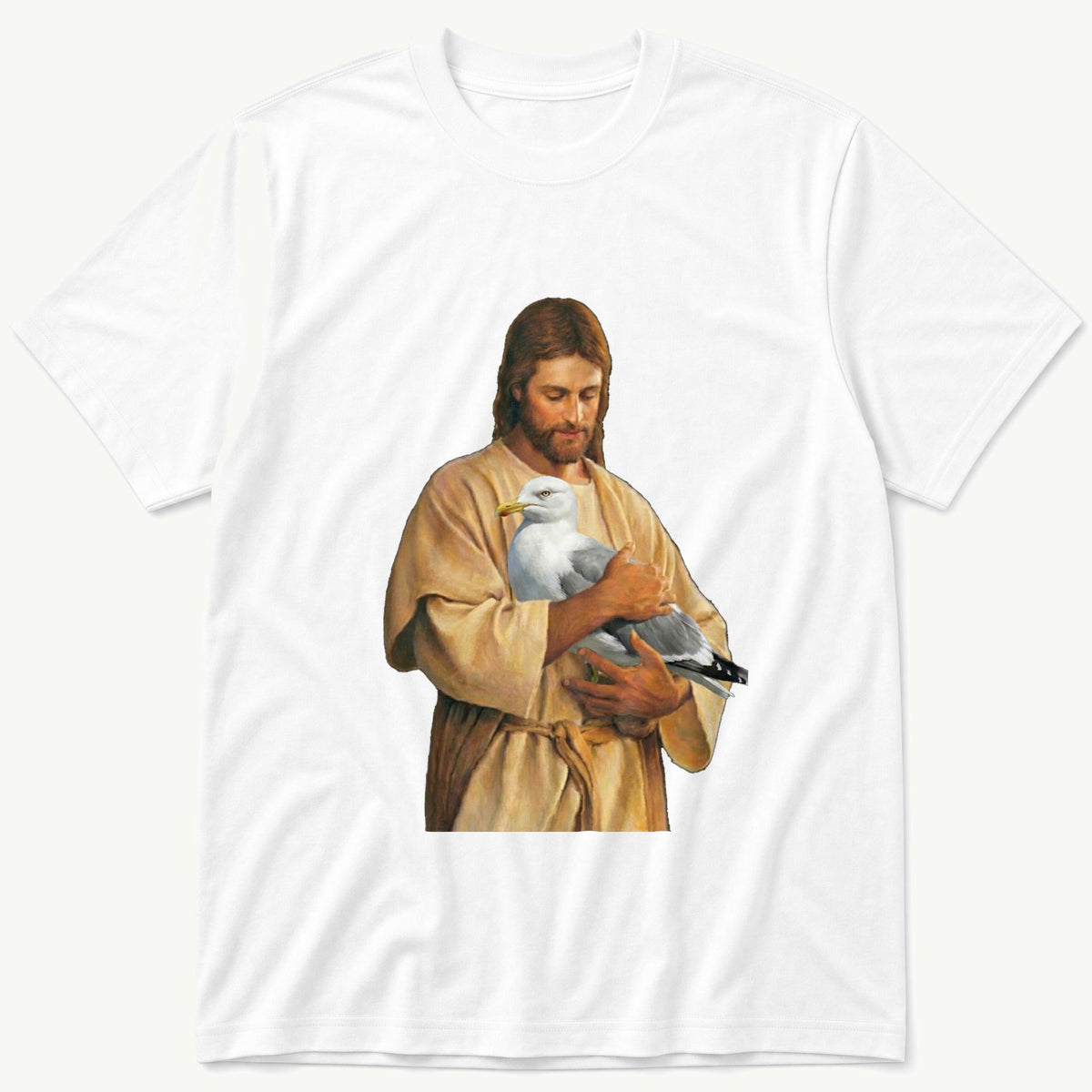 Christ With Seagull 5 T-Shirt product image 6
