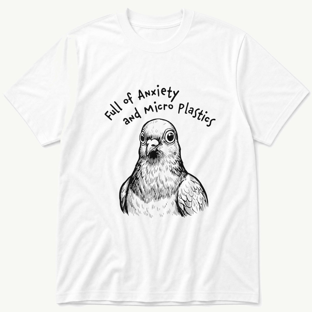 Full Of Micro Plastics Pigeon 44 T-Shirt product image 2