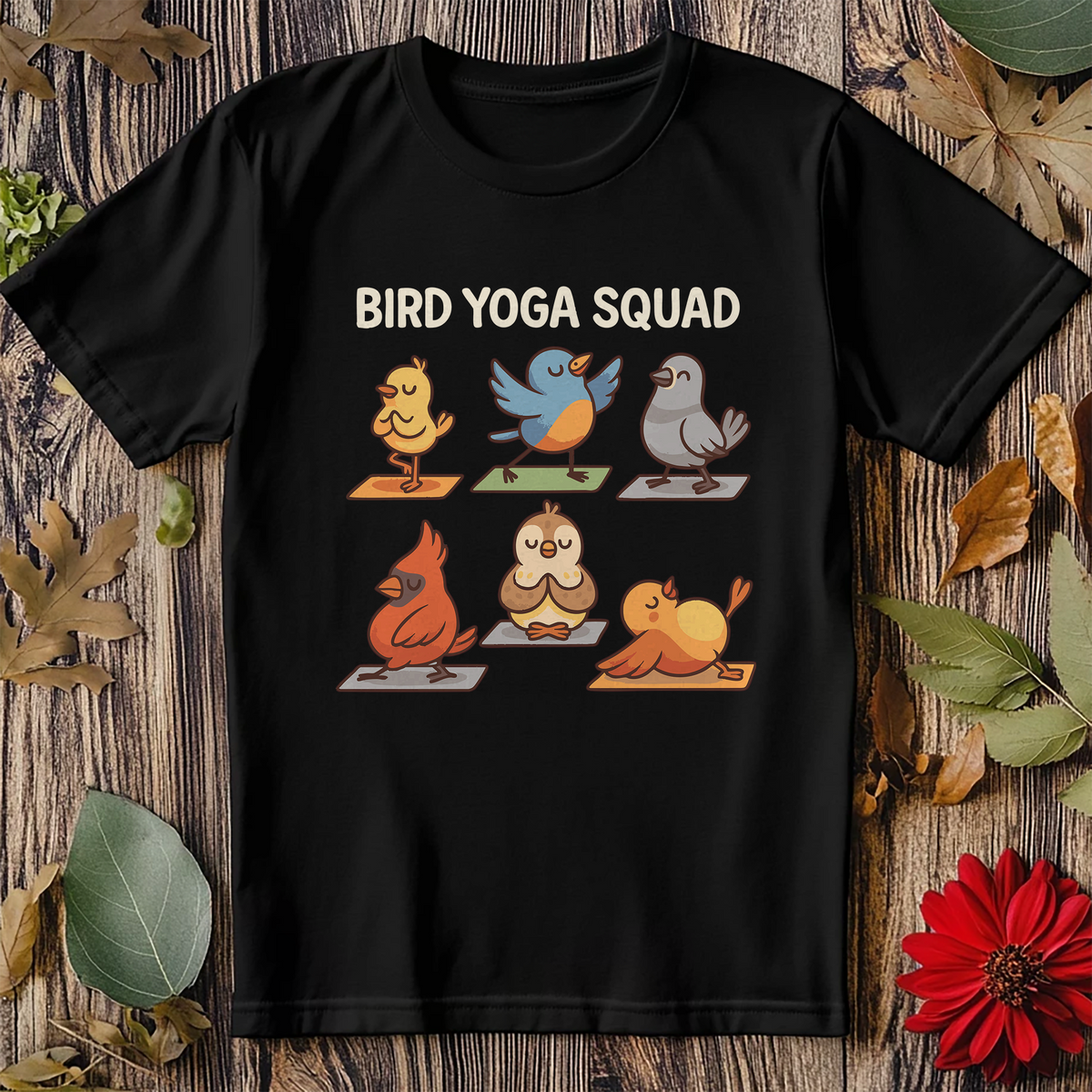 Bird Yoga Squad (40) T-Shirt product image 1