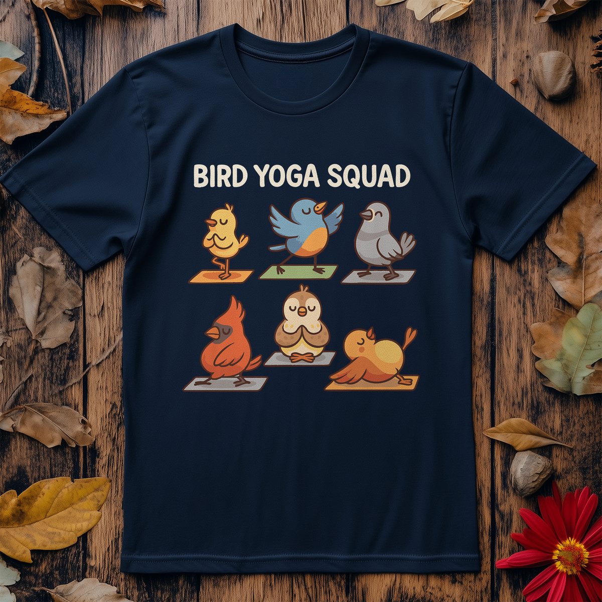 Bird Yoga Squad (40) T-Shirt product image 2