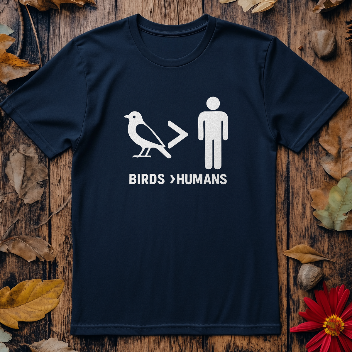Birds Humans T-Shirt product image 2